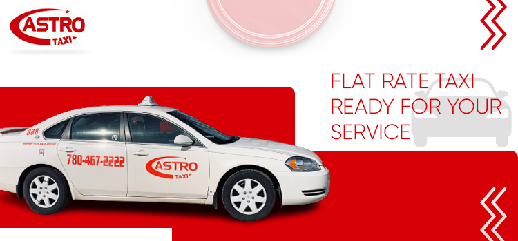 Flat Rate Taxi Ready For Your Service