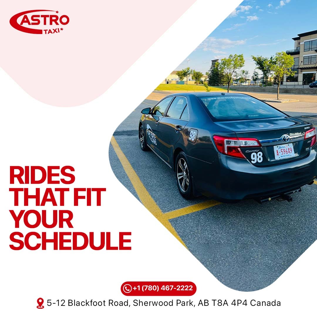 Why Astro Taxi Tops the List for Every Taxi Sherwood Park Ride?