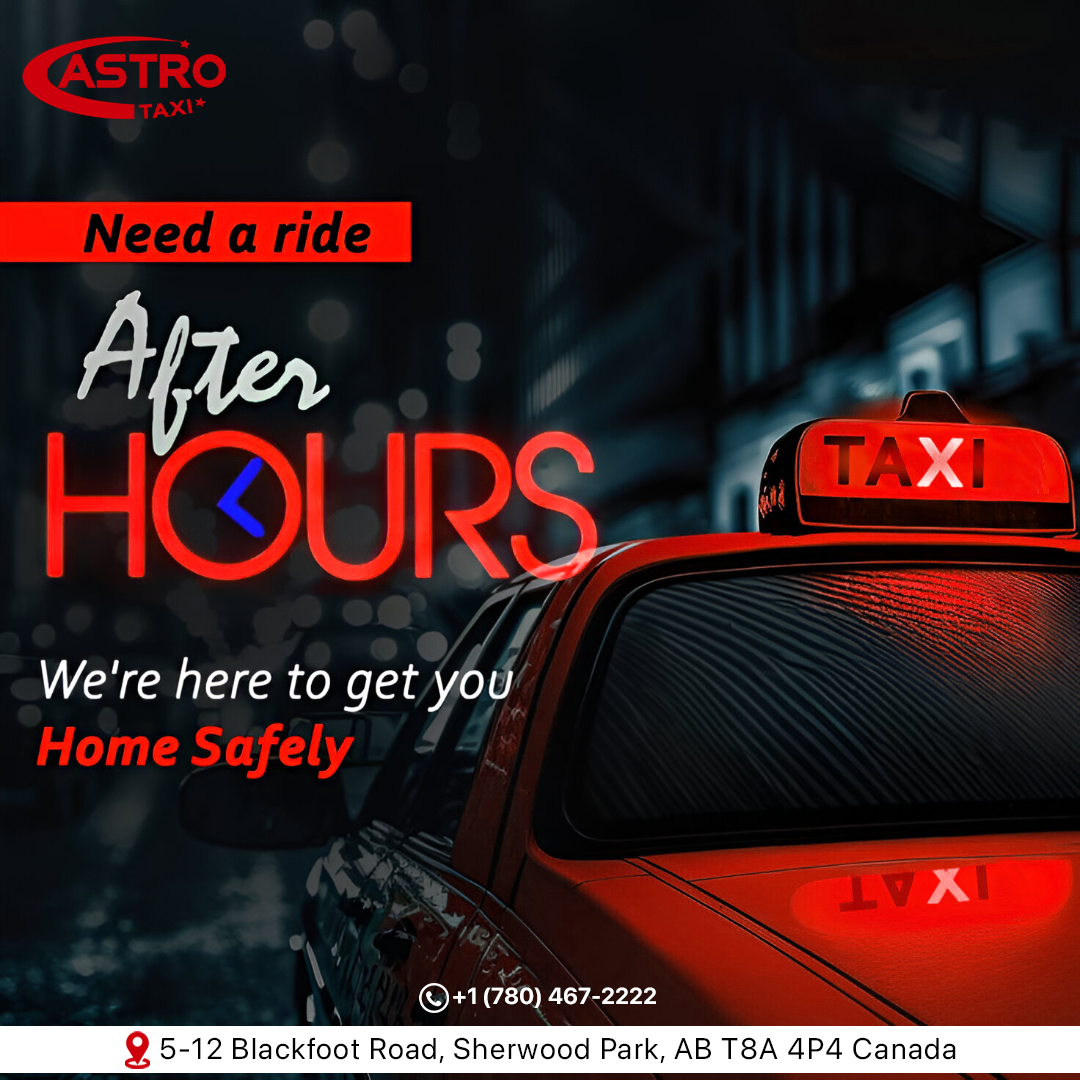 Late Nights, Early Flights: How Sherwood Park Cabs Save the Day