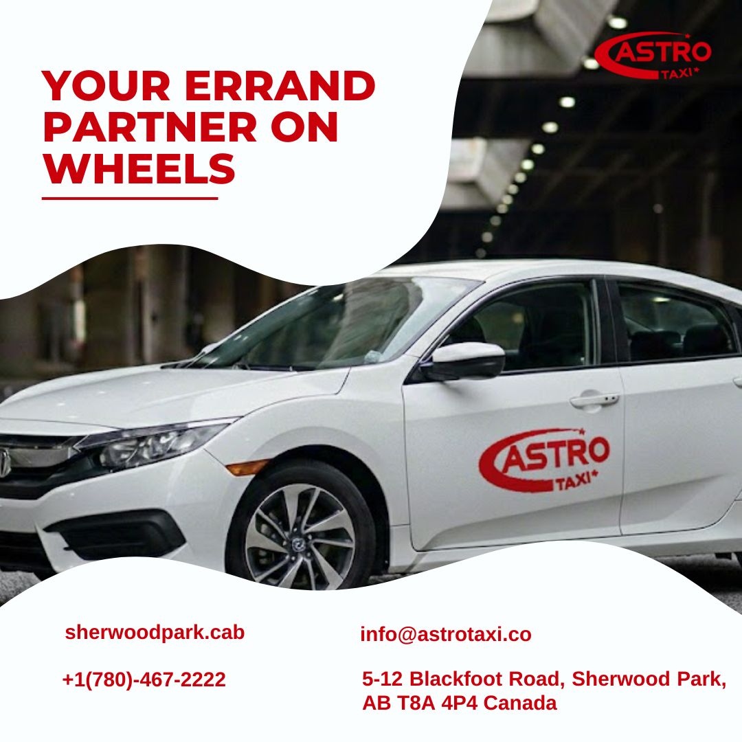 Professional Sherwood Park Taxi Drivers – Clean & Comfortable Rides